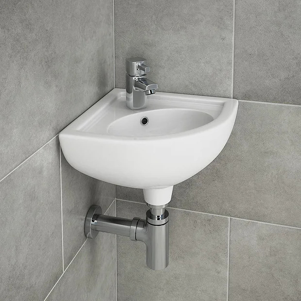 RAK Ceramic RAK Compact Corner Basin 4 RAK Ceramic RAK Compact Corner Basin - Image 2