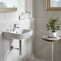 Roca Debba Wall-Hung 1TH Basin -Victorian Plumbing shop rocadebbawallhung1thbasind1