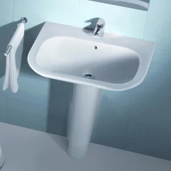 Roca Nexo Wall-hung 1TH Basin 9 Roca Nexo Wall-hung 1TH Basin -Victorian Plumbing shop rocanexofullpedestal337641000d2