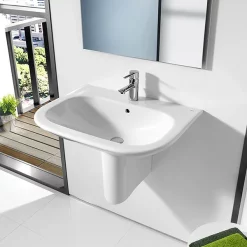 Roca Nexo Wall-hung 1TH Basin 8 Roca Nexo Wall-hung 1TH Basin -Victorian Plumbing shop rocanexowallhung1thbasind1