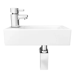 Victorian Plumbing Rondo Wall Hung Small Cloakroom Basin Package -Victorian Plumbing shop ronpkd2