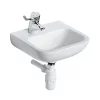 Armitage Shanks Portman 21 40cm Left Hand Taphole Washbasin (No Overflow) -Victorian Plumbing shop s215901 l