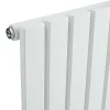 Hudson Reed Sloane 600 X 586mm Horizontal Single Panel Radiator - Anthracite -Victorian Plumbing shop sloanesingled2 2