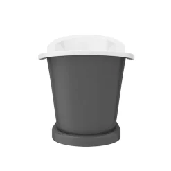 Trafalgar Grey 1685 X 745 Double Ended Slipper Roll Top Bath -Victorian Plumbing shop tgry1685nd2