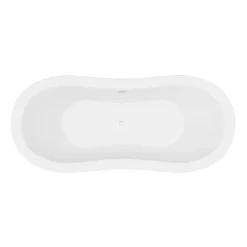 Trafalgar Grey 1685 X 745 Double Ended Slipper Roll Top Bath -Victorian Plumbing shop tgry1685nd3
