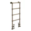 Victorian Plumbing Bloomsbury Old English Brass 498 X 1194mm Floor Mounted Towel Rail 2 Victorian Plumbing Bloomsbury Old English Brass 498 X 1194mm Floor Mounted Towel Rail -Victorian Plumbing shop tr19oeb n d1