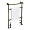 Chatsworth Savoy Old English Brass Traditional Heated Towel Rail Radiator -Victorian Plumbing shop tr9oeb d1
