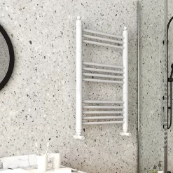 Keswick White Traditional 500 X 800mm Heated Towel Rail