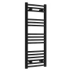 Toreno Black Curved W400 X H1000mm Heated Towel Rail 1 Toreno Black Curved W400 X H1000mm Heated Towel Rail -Victorian Plumbing shop trb410c l