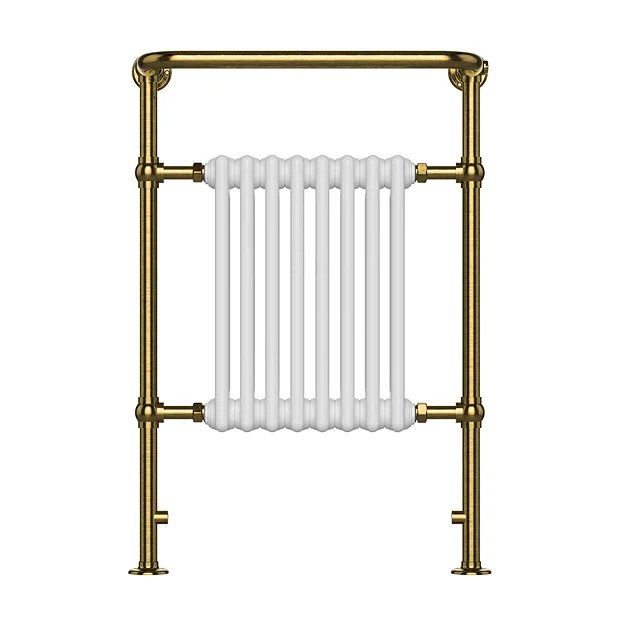 Chatsworth Savoy Brushed Gold Traditional Heated Towel Rail Radiator 3 Chatsworth Savoy Brushed Gold Traditional Heated Towel Rail Radiator
