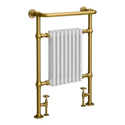 Chatsworth Savoy Brushed Gold Traditional Heated Towel Rail Radiator 7 Chatsworth Savoy Brushed Gold Traditional Heated Towel Rail Radiator -Victorian Plumbing shop trd01vg lrg