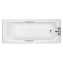 Trojan Granada II 2TH Acrylic Anti-Slip Bath With Twin Grip