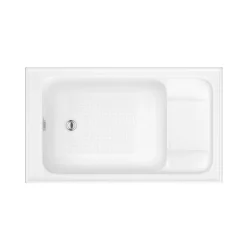 Trojan Kent 1220 Single Ended Acrylic Anti-Slip Bath With Seat