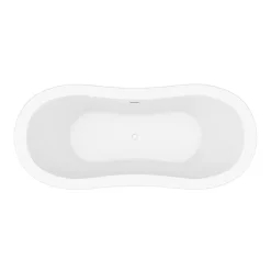 Trafalgar 1685 X 745 Double Ended Slipper Roll Top Bath -Victorian Plumbing shop twht1685 n d2