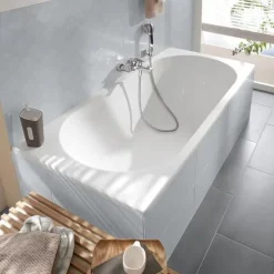 Villeroy & Boch Villeroy And Boch O.novo Single Ended Rectangular Bath -Victorian Plumbing shop uba160cas2v01 d2