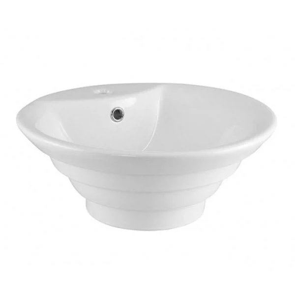 Nuie Round Tiered 460mm Ceramic Counter Top Basin 5 Nuie Round Tiered 460mm Ceramic Counter Top Basin - Image 3