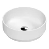 Venice Matt White Round Counter Top Basin - 350mm Diameter -Victorian Plumbing shop vct03whi l