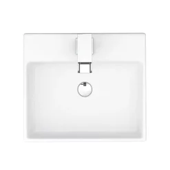 Victorian Plumbing Cubetto 340 X 295mm Wall Hung Small Cloakroom Basin 1TH