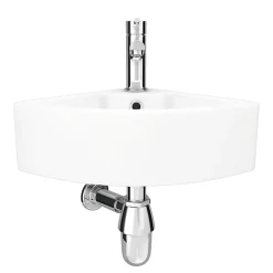 Victorian Plumbing Bermuda Corner Cloakroom Basin 1TH - 335 X 335mm 11 Victorian Plumbing Bermuda Corner Cloakroom Basin 1TH - 335 X 335mm -Victorian Plumbing shop ves067 new d3