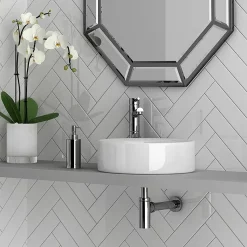 Victorian Plumbing Sahara 405mm Round Counter Top Basin 0TH 11 Victorian Plumbing Sahara 405mm Round Counter Top Basin 0TH -Victorian Plumbing shop ves093d3