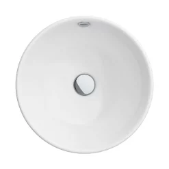Victorian Plumbing Runda Round Counter Top Basin 0TH - 380mm Diameter 9 Victorian Plumbing Runda Round Counter Top Basin 0TH - 380mm Diameter -Victorian Plumbing shop ves979 d2