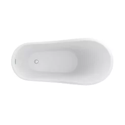 Victorian Plumbing Vienna 1520 Small Modern Slipper Bath -Victorian Plumbing shop vienna1520smallmodernslipperbathd3