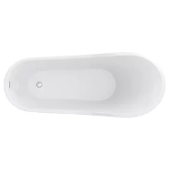 Victorian Plumbing Vienna 1730 Modern Slipper Free Standing Bath 10 Victorian Plumbing Vienna 1730 Modern Slipper Free Standing Bath -Victorian Plumbing shop vienna1730modernslipperfreestandingbathdetail3