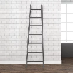 Venice Anthracite Leaning Ladder 1800 X 500mm Heated Towel Rail -Victorian Plumbing shop vnr1ant d1