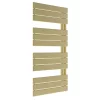 Venice Pannello Offset Heated Towel Rail - Brushed Brass (1130 X 500mm) -Victorian Plumbing shop vptr115bb l