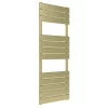Venice Pannello Heated Towel Rail - Brushed Brass (1213 X 500mm) -Victorian Plumbing shop vptr125bb l