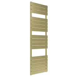 Venice Pannello Heated Towel Rail - Brushed Brass (1512 X 500mm)