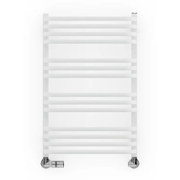 Terma Alex H760 X W500mm White Heated Towel Rail 6 Terma Alex H760 X W500mm White Heated Towel Rail - Image 4