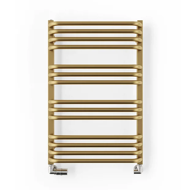 Terma Alex H760 X W500mm Brass Heated Towel Rail 7 Terma Alex H760 X W500mm Brass Heated Towel Rail - Image 5