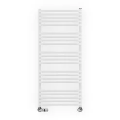 Terma Alex H1140 X W500mm White Heated Towel Rail -Victorian Plumbing shop wgale114050 k916sx d2