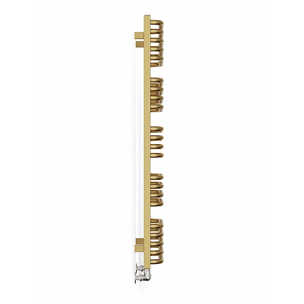 Terma Alex H1140 X W500mm Brass Heated Towel Rail 6 Terma Alex H1140 X W500mm Brass Heated Towel Rail - Image 4