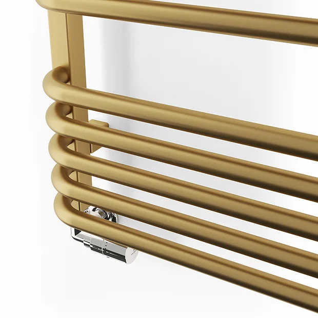 Terma Alex H1140 X W500mm Brass Heated Towel Rail 8 Terma Alex H1140 X W500mm Brass Heated Towel Rail - Image 6