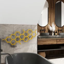 Terma Hex H502 X W1126mm Mustard Designer Radiator