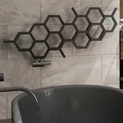 Terma Hex H502 X W1126mm Matt Black Designer Radiator 9 Terma Hex H502 X W1126mm Matt Black Designer Radiator -Victorian Plumbing shop wgh2x050112 ks95yl