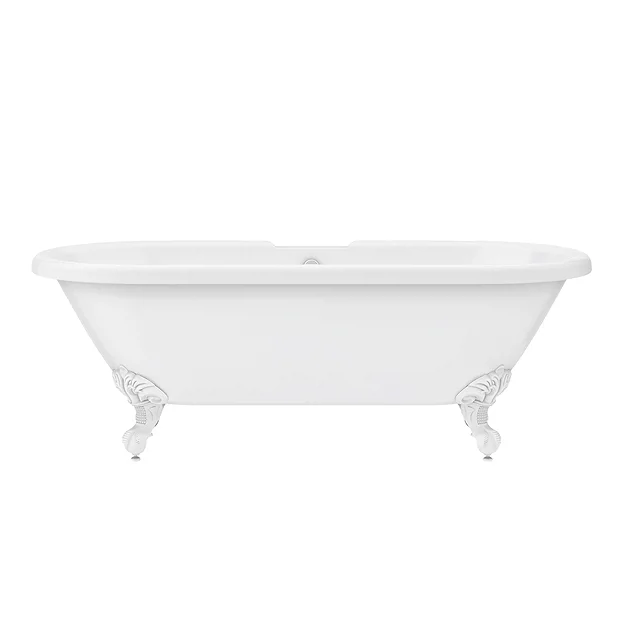 Victorian Plumbing Duke 1795 Traditional Roll Top Bath + White Leg Set 7 Victorian Plumbing Duke 1795 Traditional Roll Top Bath + White Leg Set - Image 5