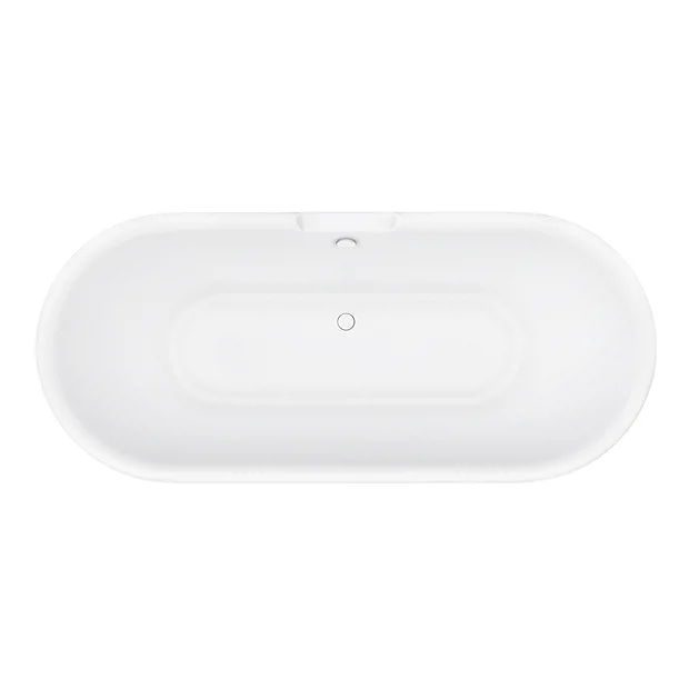 Victorian Plumbing Duke 1795 Traditional Roll Top Bath + White Leg Set 8 Victorian Plumbing Duke 1795 Traditional Roll Top Bath + White Leg Set - Image 6