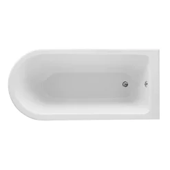 Old London Winterburn 1500 X 750 Single Ended Traditional Shower Bath With Chrome Leg Set -Victorian Plumbing shop winterburn d1 1