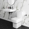 Arezzo 600mm Wall Mounted / Countertop Stone Resin Basin With Hidden Waste Cover 2 Arezzo 600mm Wall Mounted / Countertop Stone Resin Basin With Hidden Waste Cover -Victorian Plumbing shop wmc6pmb nd4
