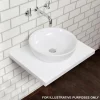 Victorian Plumbing 600 X 450mm White Shelf With Casca Basin -Victorian Plumbing shop wsves978 d4