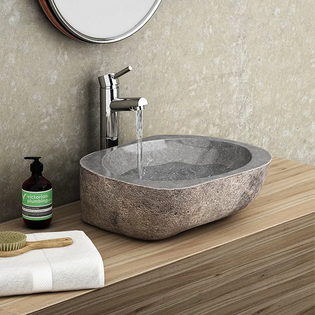 Victorian Plumbing Yellow River Natural Stone Basin 0TH 4 Victorian Plumbing Yellow River Natural Stone Basin 0TH - Image 2